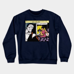 Peeping Frankenstein! Crewneck Sweatshirt